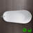 67'' x 31.5'' Freestanding Soaking Solid Surface Bathtub