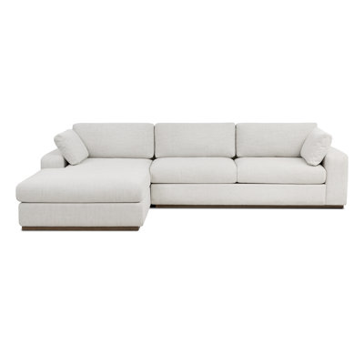 Malaga 122" Wide Fabric Sofa & Chaise