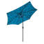 Parasol 9 pi avec motif clair + cyan-909922061