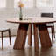 Table de salle à manger créative en bois massif de style américain-109663266