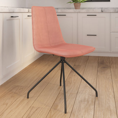 Velvet Upholstered Side Chair