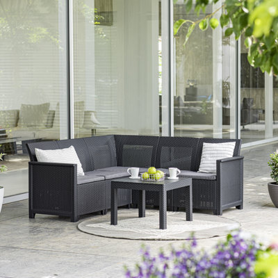 Keter Emma 5 Seater Corner Set