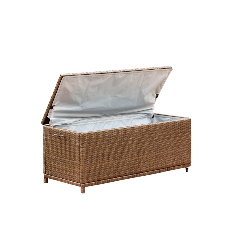 Caris Wicker Outdoor Ottoman