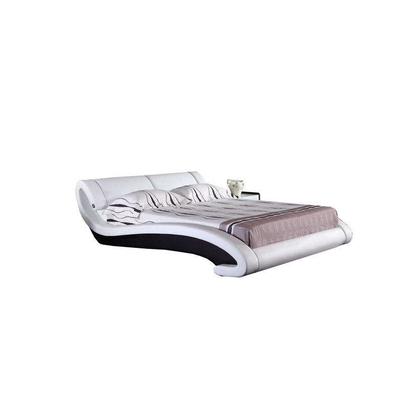 Lit plateforme tapissier Kaley, Grand