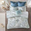 Ensemble de literie réversible en coton, très grand, style floral chic pour la maison