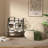 2-Tier Metal Magazine Rack with Wood Shelves, Storage Bookcase Shelf for Living Room or Bedroom-472919957