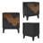 17.7“W Flowing Water Geometry Nightstand-130909526