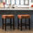 Leather Counter Stools Set, Enhancing Any Space With Comfort And Style-161000153