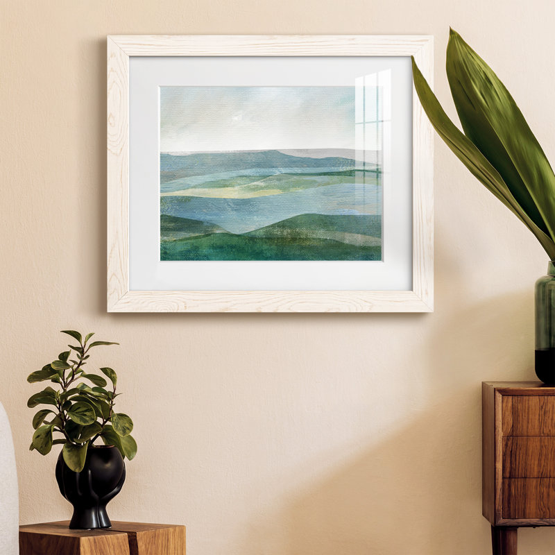 River Valley - peinture encadrée, Cadre blanc, H 24 po x l 18 po x P 1,5 po