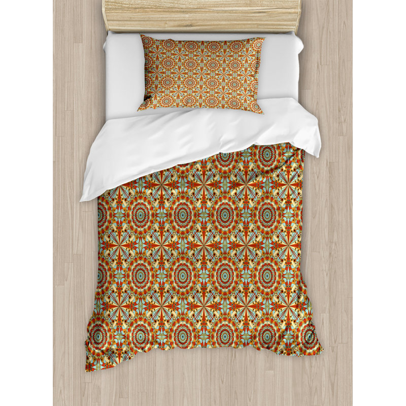 Ensemble de housse de couette rétro