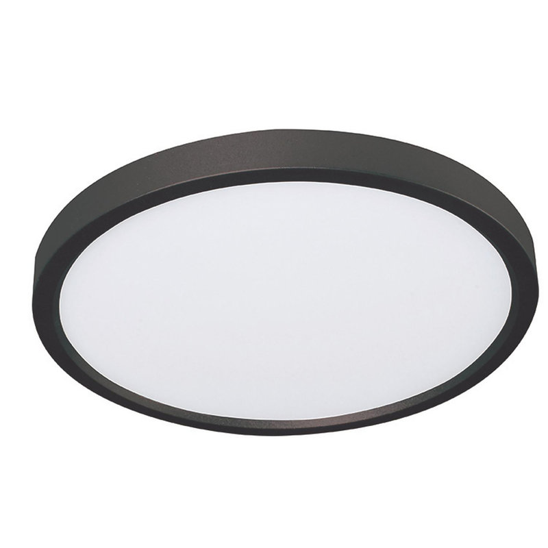 Moqadis plafond 30W 2100Lm 120V, Noir