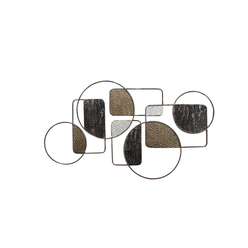 Modern Abstract Wall Decor on Metal