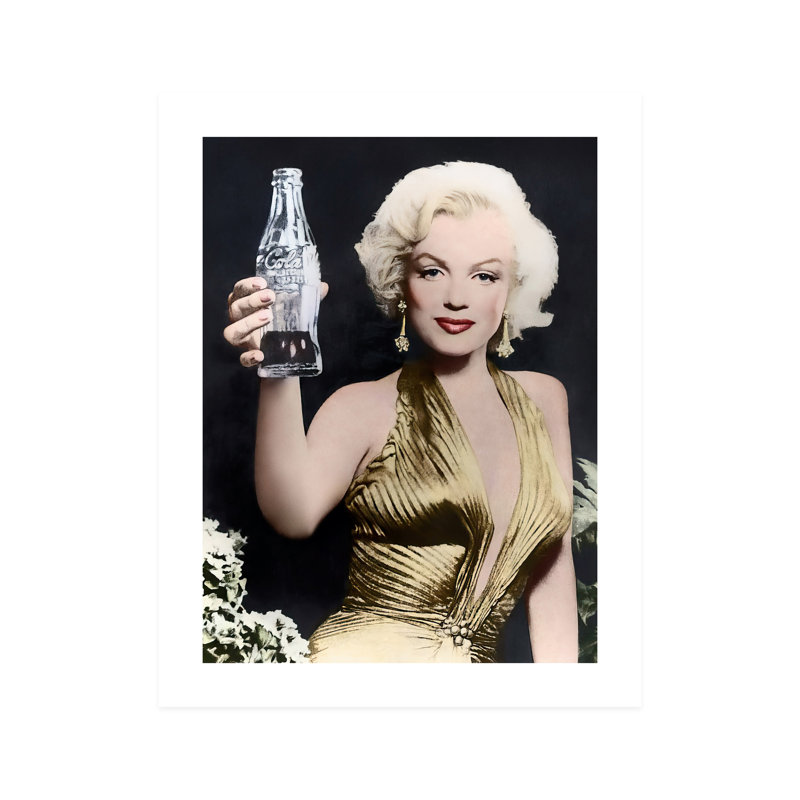 Marilyn Monroe pour Coca-Cola - photographie non encadrée, H 10 po x l 8 po