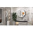 Gervon Lighted Surface Framed Round Medicine Cabinet Mirror Adjustable Shelf & AC Outlets-560910734-572611019