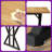 70.8" Rustic Farmhouse Dining Table for 6 with Steel X-Trestle Base, Light Walnut & Black