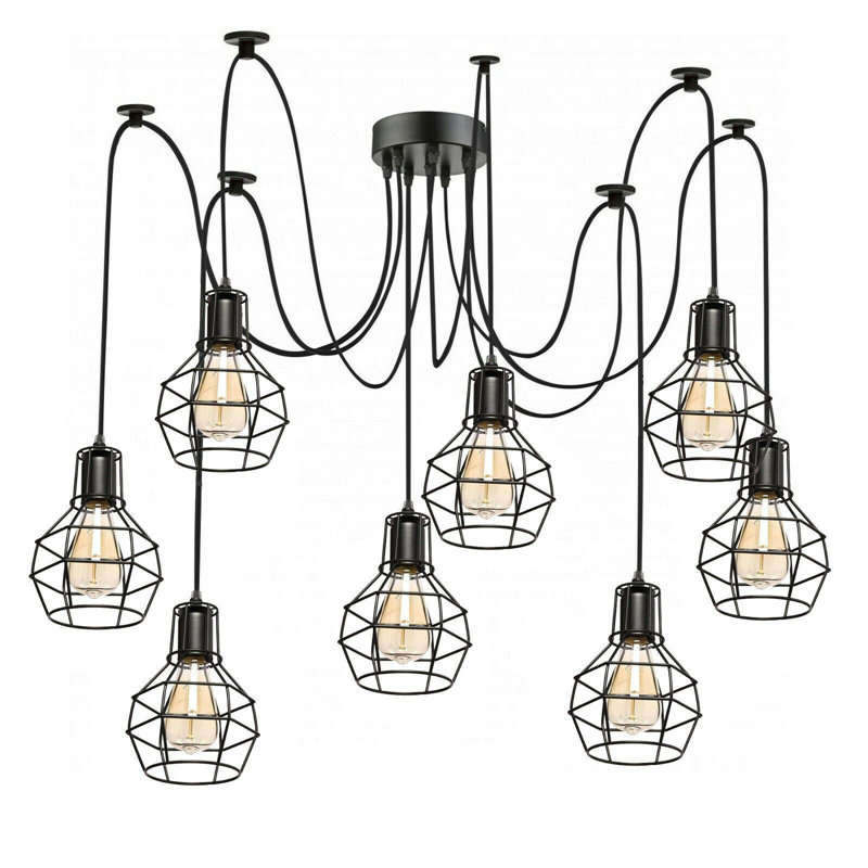Key Largo 8 - Light Black Cluster Pendant