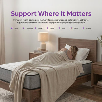  10"/12"/14" Firm Hybrid Mattress - Sleep by Wayfair