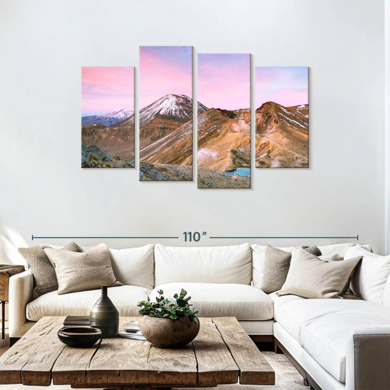 Harpa Tongariro Mountainscape, 48" H x 75" W