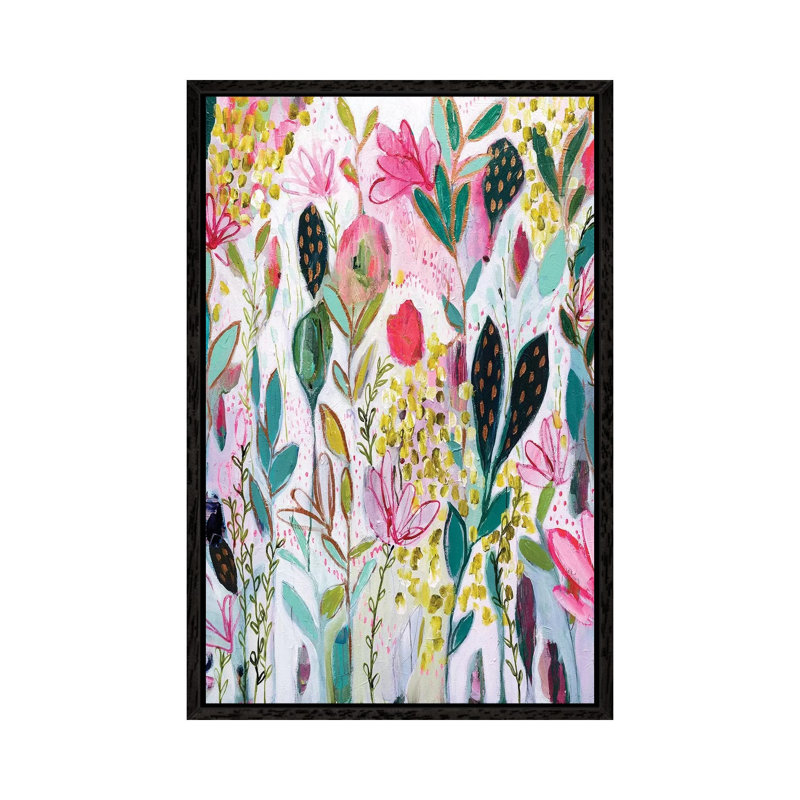 Meadow 1 Piece Wall Art on Canvas, 66.04 cm H x 45.72 cm W, Black Framed