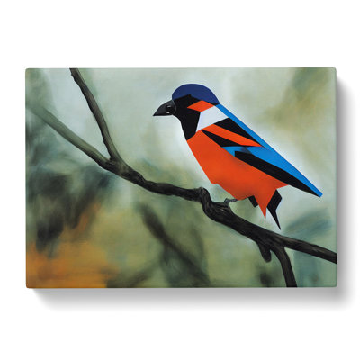 Hypnotic Bird - Wrapped Canvas Painting