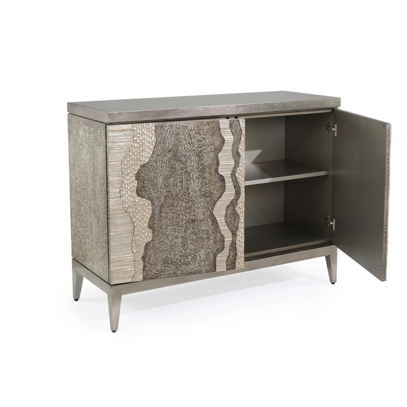River's Edge Chest With Doors, Gray