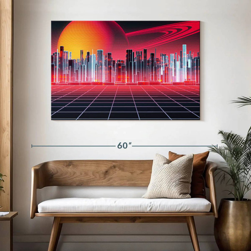 Kelan Digital Metropolitan, 32" H x 48" W