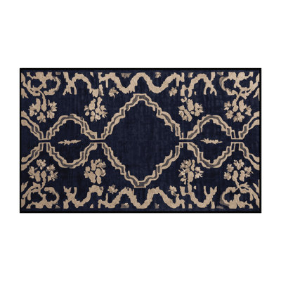 Machine Washable Gray Area Rug