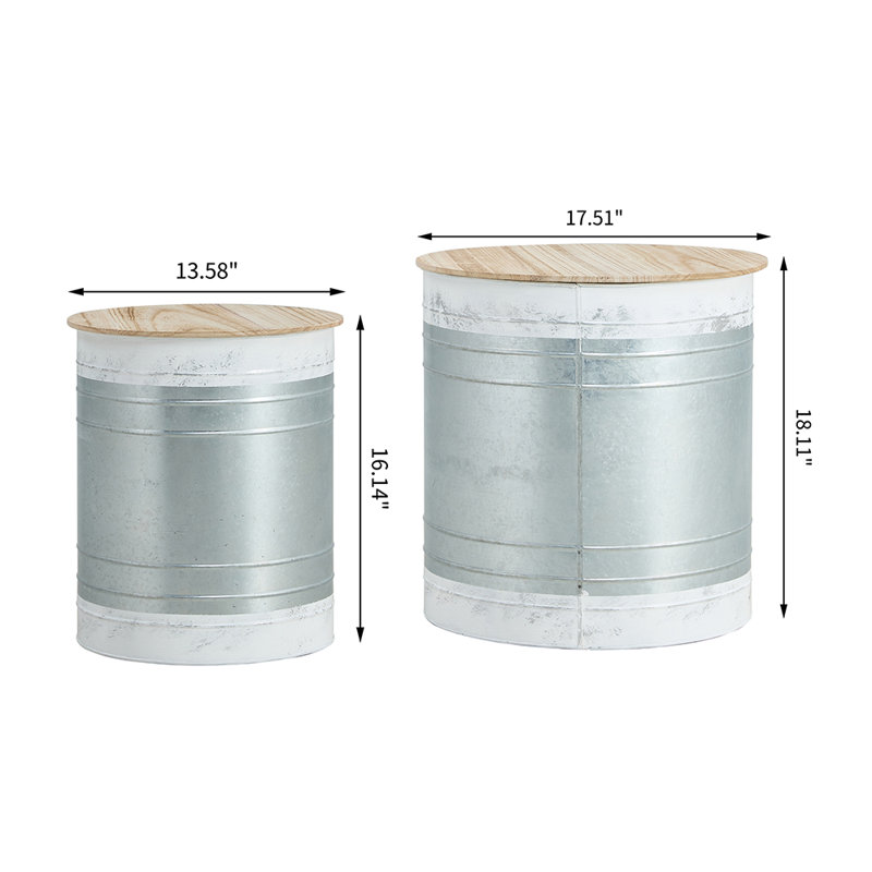 Ensemble de 2 tables gigognes Laronna