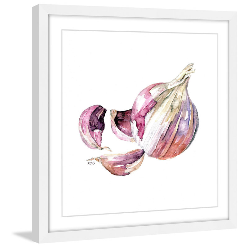 « aulx. », reproduction d’art sur papier encadrée, H 18 po x l 18 po x P 1,5 po