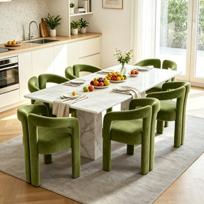 Ensemble de 2 chaises demi-tonneau Accent