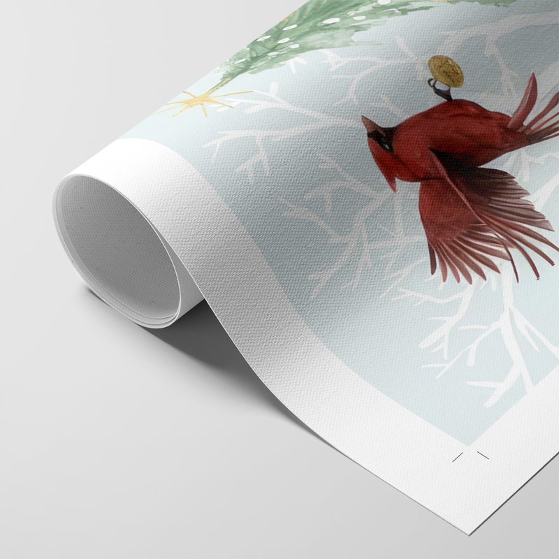 Collection Christmas in the Forest - impression sur toile seulement - non encadrée, H 18 po x l 12 po