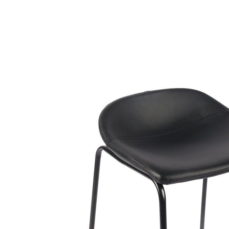 Tabouret de comptoir 26 po Inna, Noir