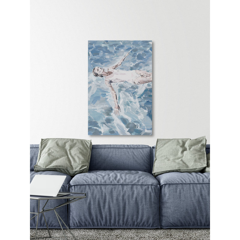 Perfect One-Piece Swimsuit - Wrapped Canvas Painting, 152 cm H x 101 cm W