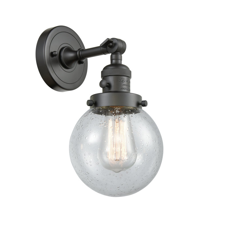 Cleorand Armed Sconce, Seedy, Oil Rubbed Bronze, Bulb Not Included