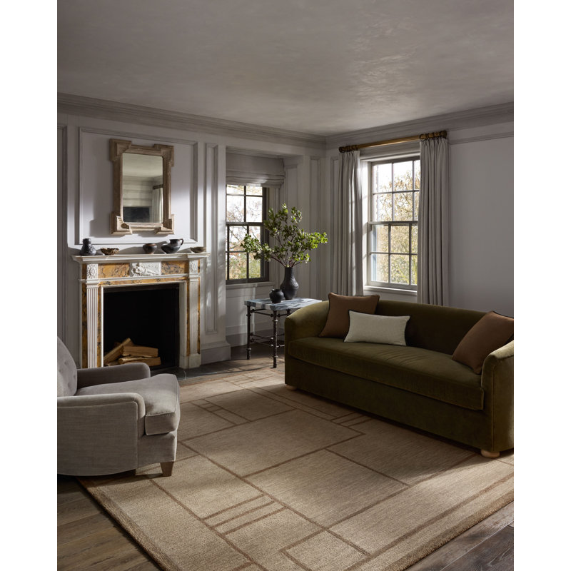 Jeremiah Brent x Loloi Barrow Beige / Taupe Area Rug, Runner 2' x 5'