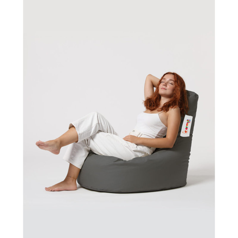 Polyester Outdoor Friendly Bean Bag Sofa, Fume 100% Polyester