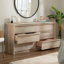Commode en bois manufacturé à 6 tiroirs l 60,71 po Holtzlander -77379524