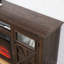 Meuble télé l 61,57 po, foyer 18 po, armoire 2 portes, 6 trous pour câbles, console de divertissement multifonctionnelle, portes l 61,57 po, gestion, tablette réglable