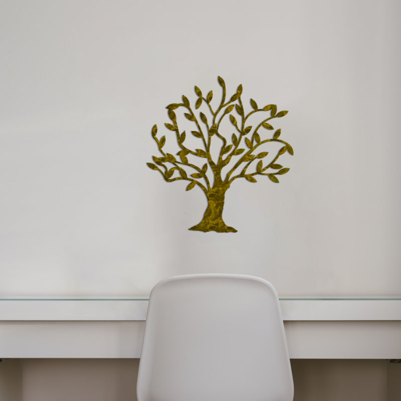 Dream Tree Metal Decor, Candy Yellow