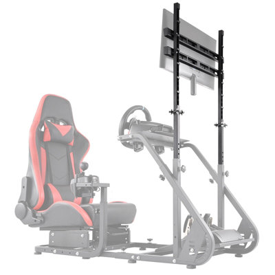 Anman Monitor Stand TV Stand only for the bracket shown in the picture Racing Simulator Cockpit Stand fit Logitech G29 G920 G923 Thrustmaster by Inbox Zero