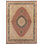 Baku Hand Knotted Wool Oriental Area Rug in Red/Navy Blue