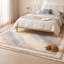 Tapis Rapids moderne à poils courts, motif aquarelle abstraite bleu-gris-beige, lavable à la machine, antidérapant, pour l'intérieur et l'extérieur, adapté aux animaux domestiques, idéal pour le salon, la chambre, la salle à manger, l'entrée, le couloir, le bureau.-907040815