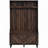 Hall Tree with 4 Hooks，Storage Bench,