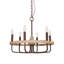 Lustre à 6 lumières en bois à roulettes Najac-463480878
