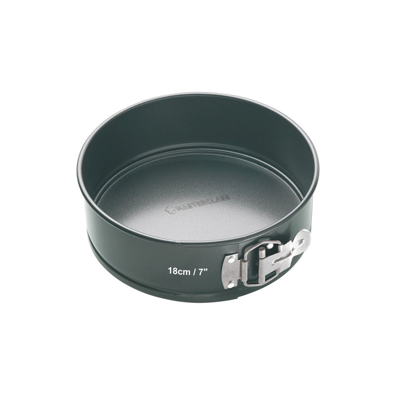 Set of Five Round Non-Stick Spring Form Cake Pans - 11cm, 15cm, 18cm, 20cm & 23cm