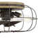 22" Evaro 3 - Blade Caged Ceiling Fan with Light Kit Included