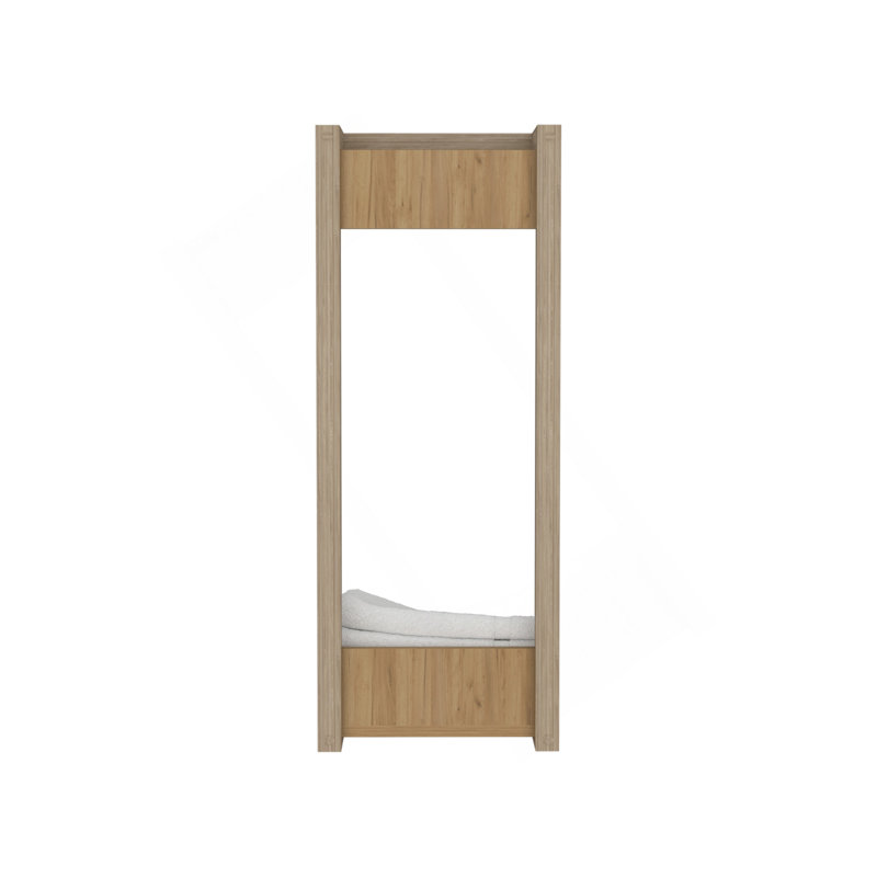 Porte-serviettes mural avec tablette et barre de suspension Arlington