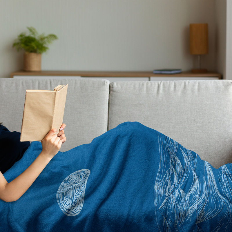 Hand Woven Throw Blanket, 70" x 90"
