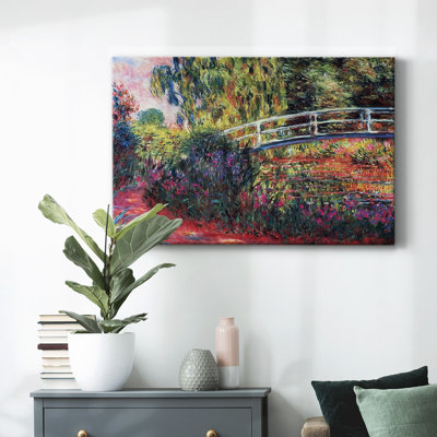 Le pont japonais (toile tendue avec galerie d'eau)