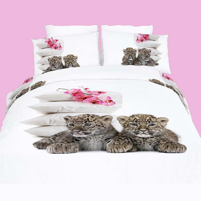 Ensemble de housse de couette bébé léopards